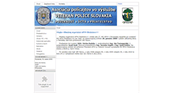 Desktop Screenshot of bav.asociaciapolicajtov.sk